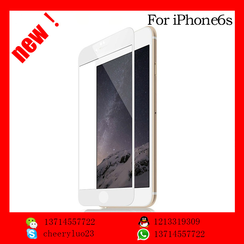 New Arrival! ! High Quality 9h 0.3mm 2.5D Tempered Glass Screen Protector for iPhone 6s