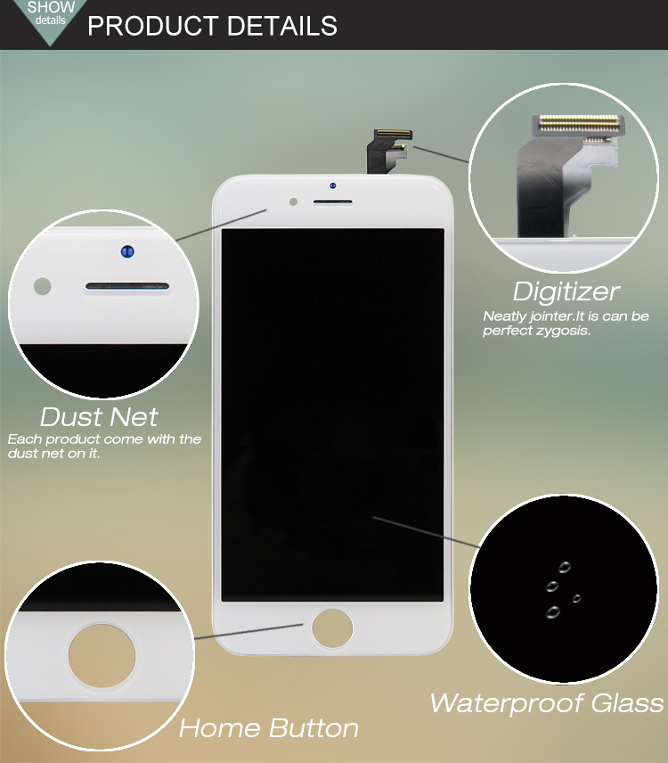 Hot Sale Item Mobile LCD Display Repair for iPhone6, Mobile LCD for iPhone 6 LCD Screen