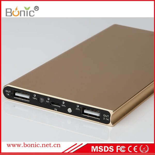2015 Fashion Super Slim Power Bank 10000mAh