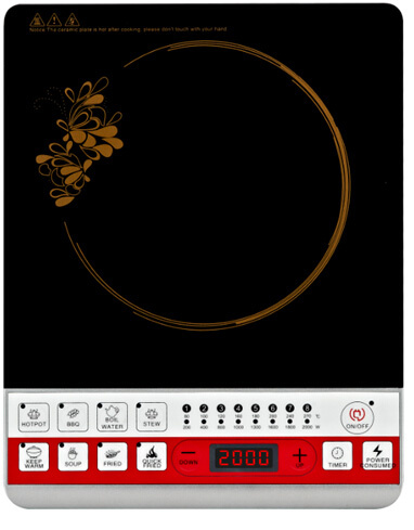 Kitchen Single Burner Cooktop Induction Heater Cooker