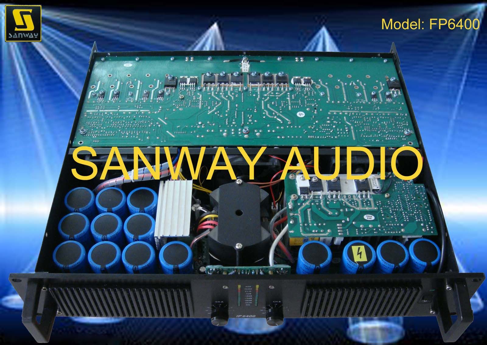 Fp6400 Mosfet Power Amplifiers, PA Subwoofers Power Amplifier