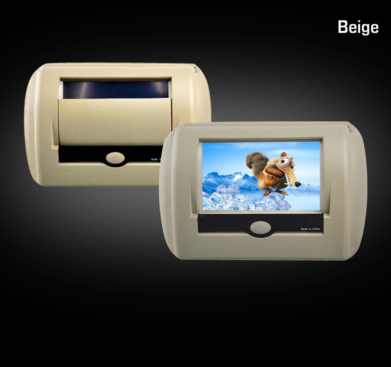 Car Motorized Headrest DVD Player (SK-HD700D)
