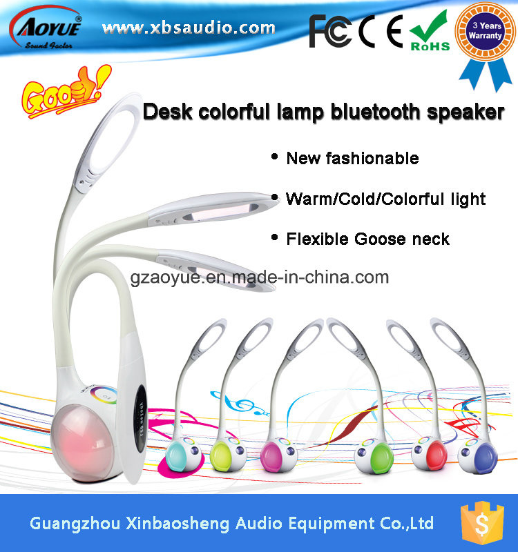 Professional Rechargeable Portable Active Table Lamp Speaker