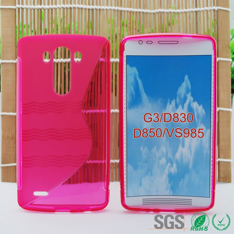 Wholesale S Line Mobile Phone Case for LG G3/D830/D850/Vs985