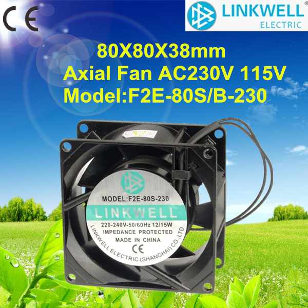 Electrical Axial Ball Bearing Cooling Fan (F2E-80S/B-230)