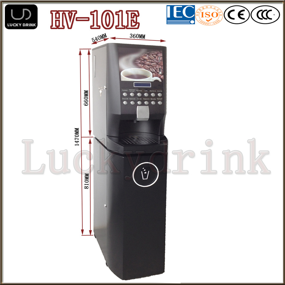 101e Unique Grinding Bean Espresso Coffee Vending Machine