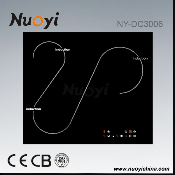 Built-in 3 Cooking Zones Induction Cooker
