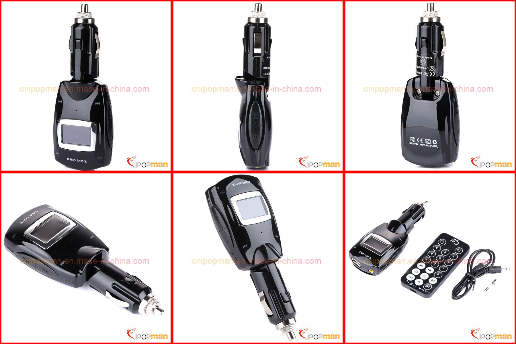 Car MP4 Player FM Transmitter, Long Range FM Transmitter