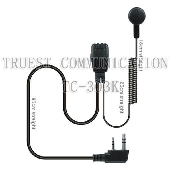 Earduds Microphone Tc-303 for Two Way Radio