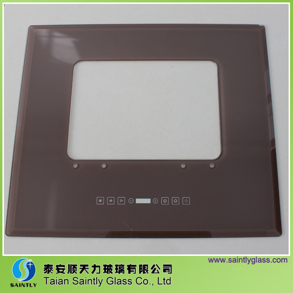 Brown Range Hood Glass