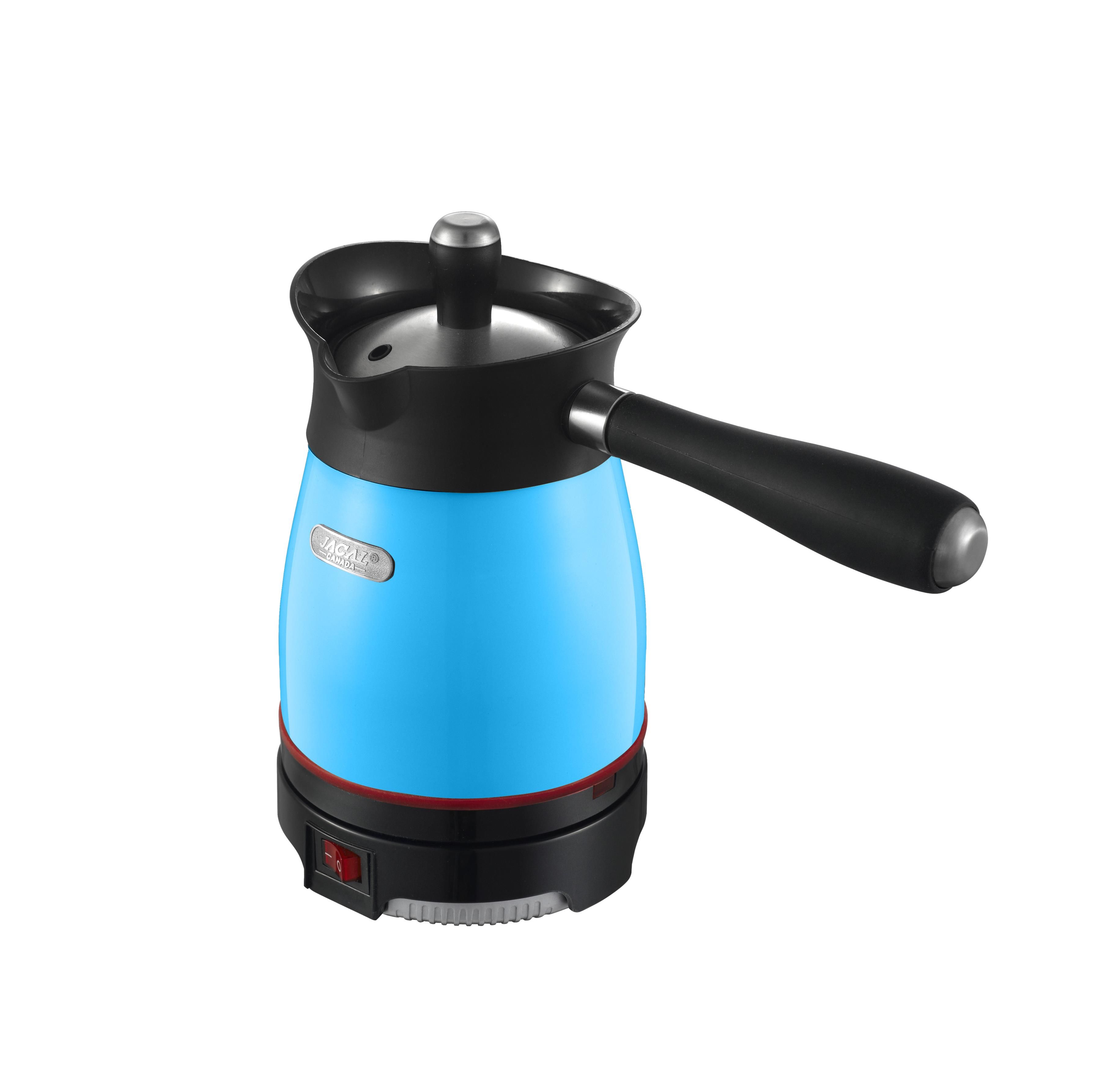 0.3L Cordless Stainless Steel Coffee Maker (power base with switch) [T01c]