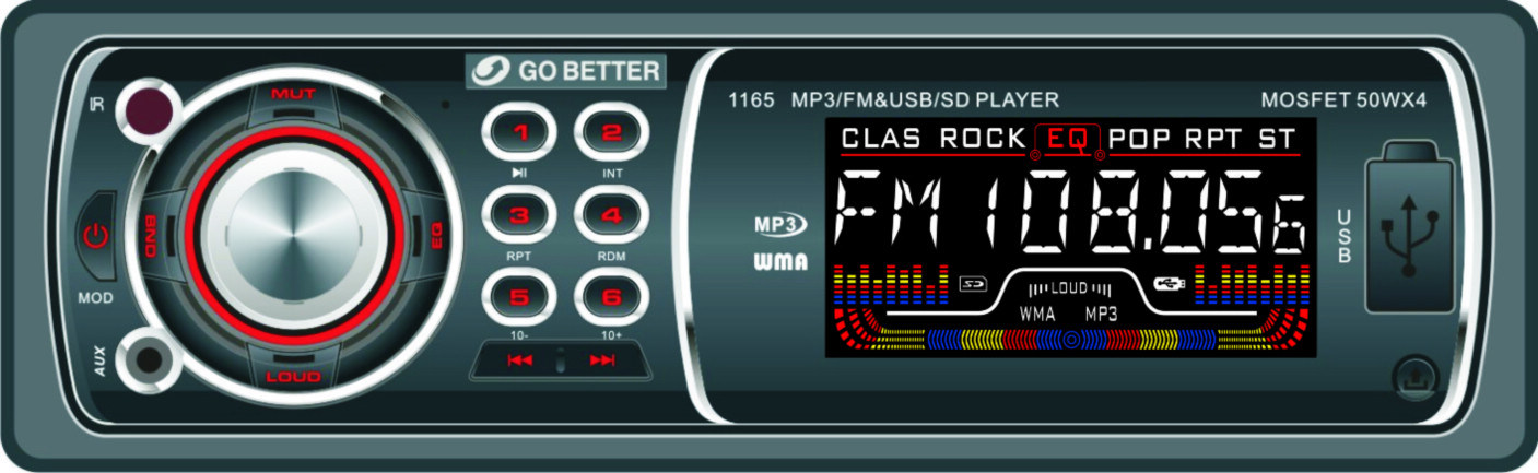 Car MP3 Player (GBT-1165)