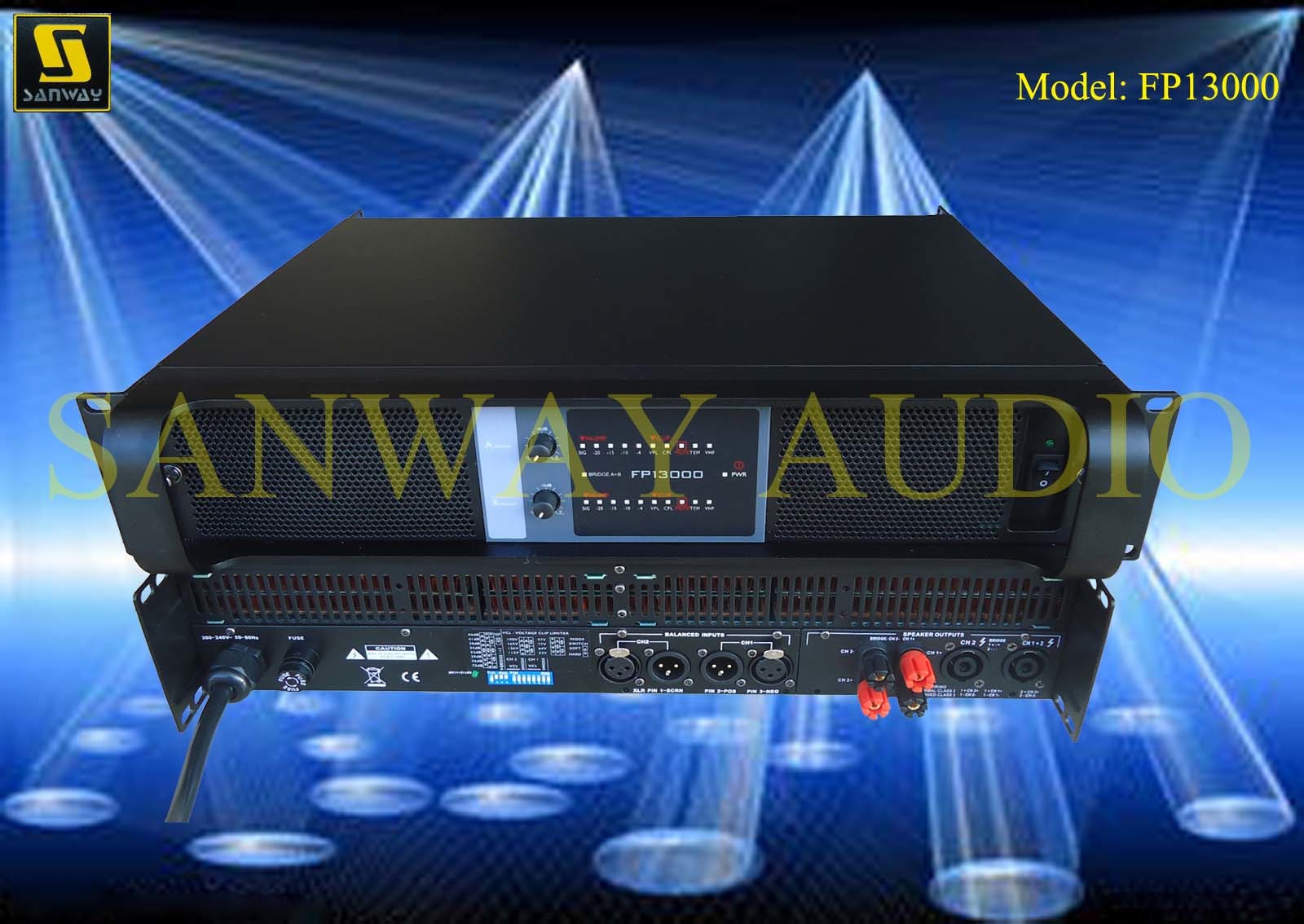 Fp13000 PRO Audio Sound Stage Amplifiers