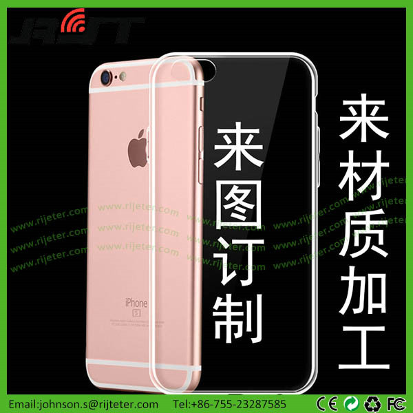 Custom Design Image Clear TPU Mobile Phone Case, Mobile Phone Cover for iPhone (RJT-A003)