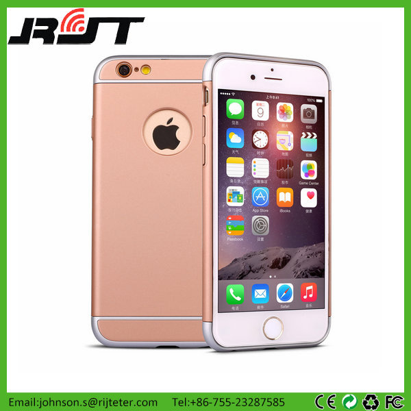 3 in 1 Plastic Combo Case Full Cover PC Protective Mobile Phone Case for iPhone 6s (RJT-0299)