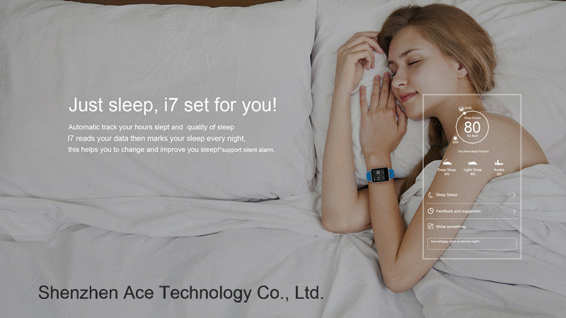 Bluetooth Bracelet with Heart Rate Monitoring