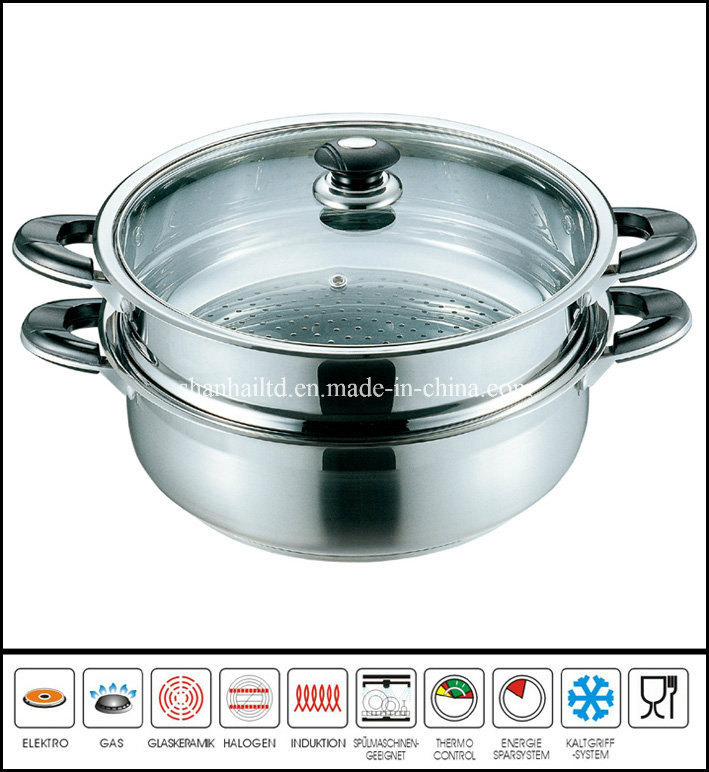 Stainless Steel Big Steamer Pot Set