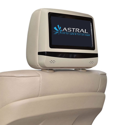 7 Inch Car Monitor Headrest DVD Player with TFT LCD Panel