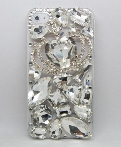 Cell Phone Accessory Czech Crystal Case for iPhone 4/4s (AZ-C052)