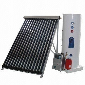 Split Pressurized Heat Pipe Solar Water Heater