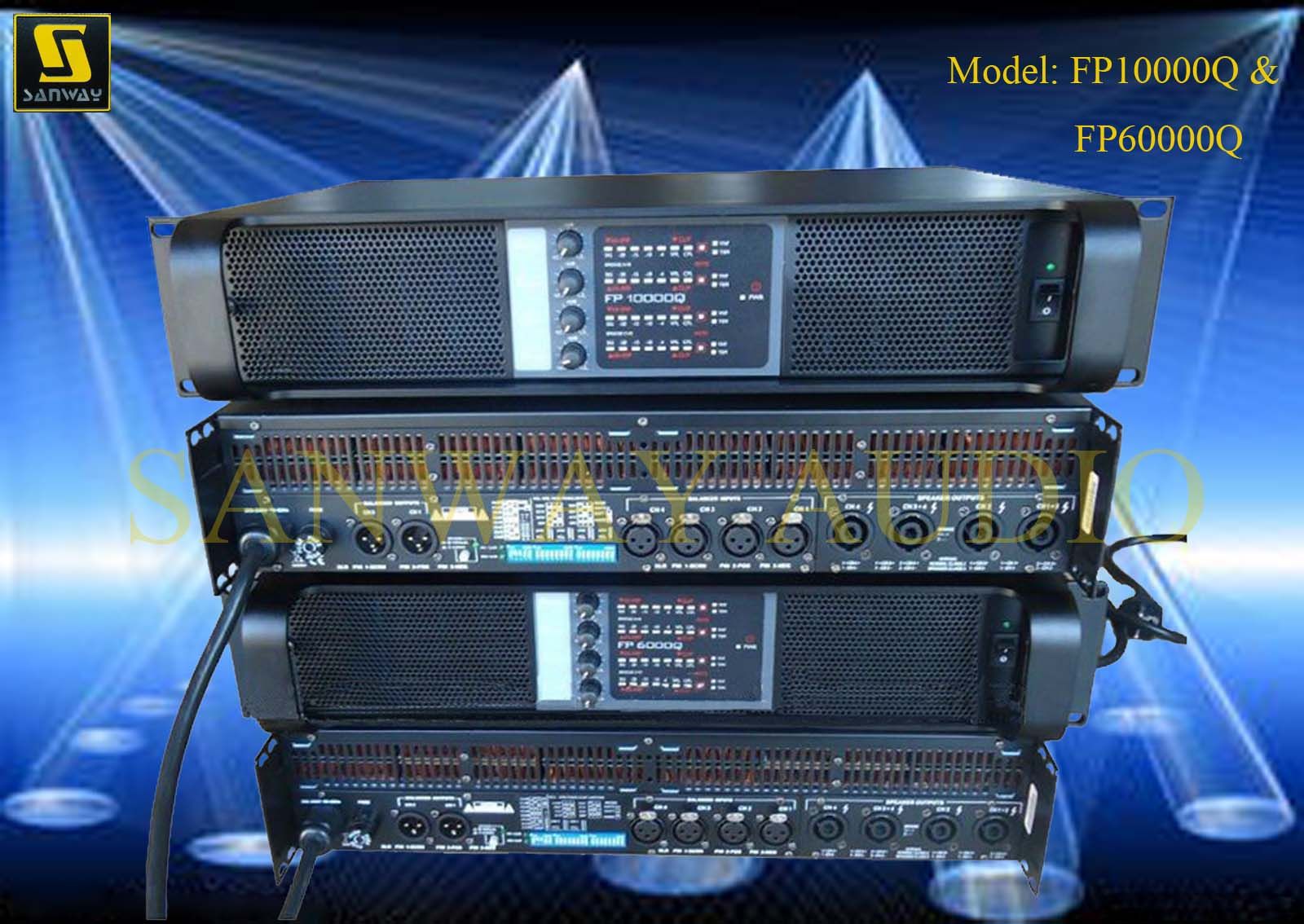Audio Amplifiers 4-Channel 625W (FP6000Q)