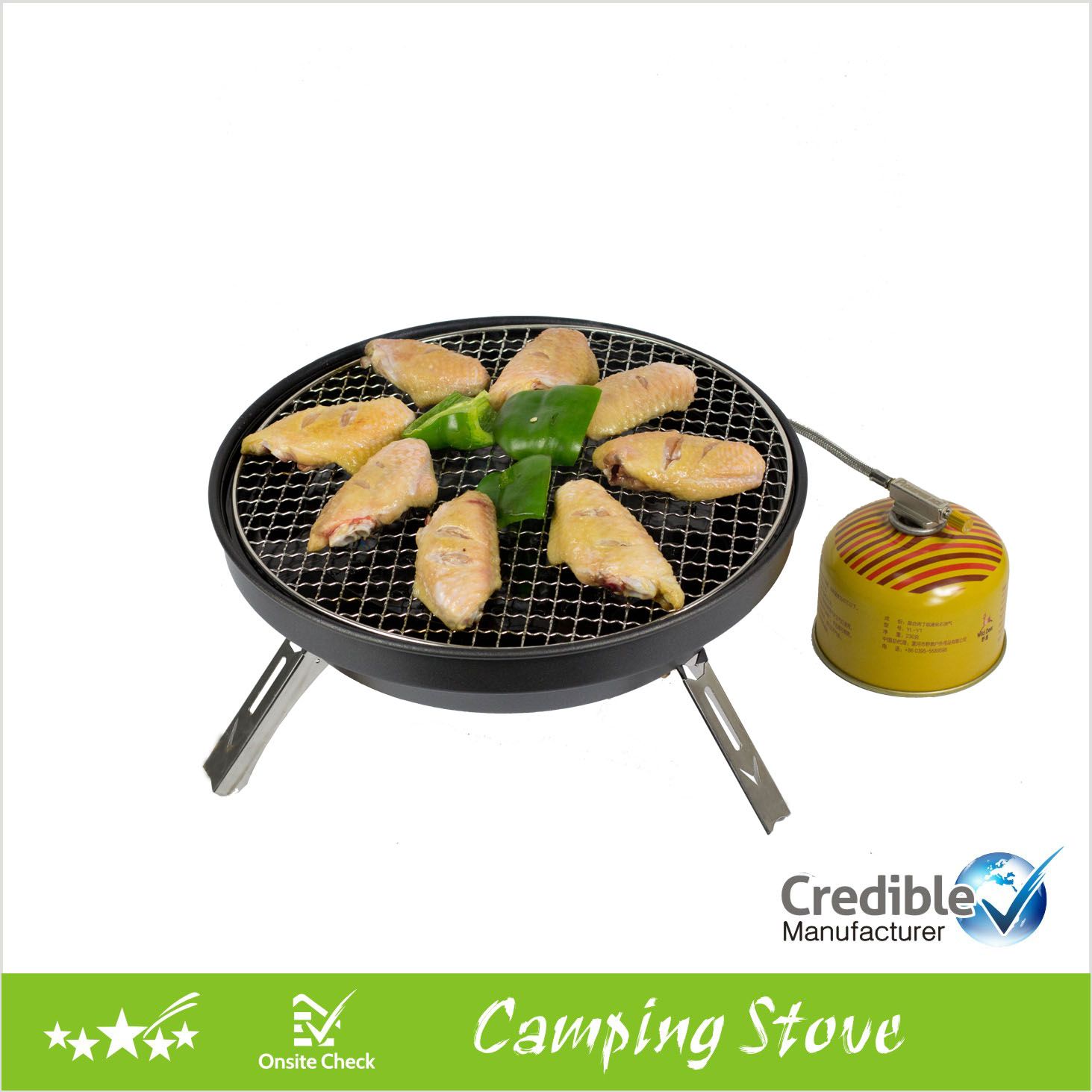 Portable Gas Camping Stove for 3-5 People