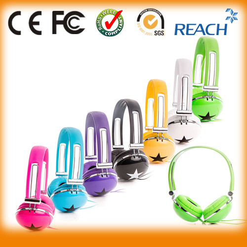 Adjustable Kids Mobile Phone Earphone MP3 Stereo Headphones