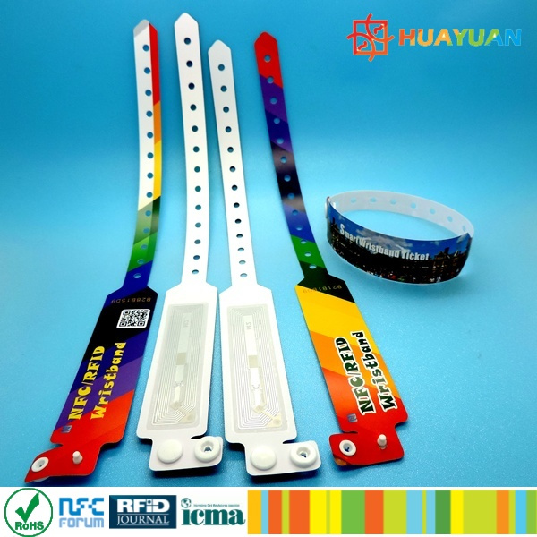 RFID Ticket System MIFARE Ultralight EV1 Disposable NFC Bracelet