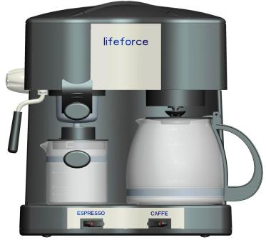 Drip & Espresso Coffee Maker