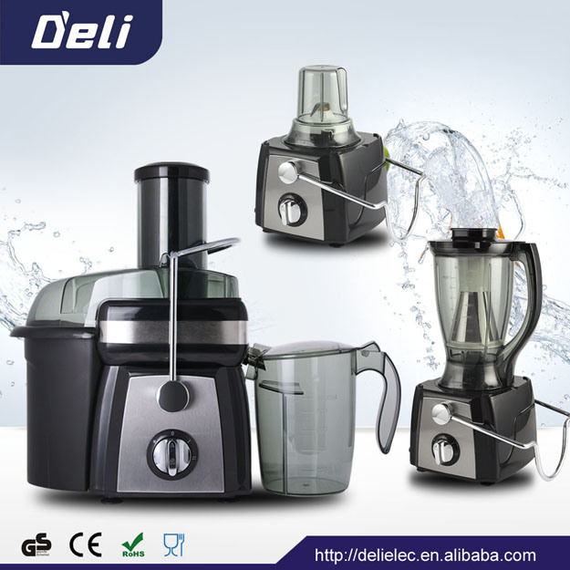 Dl-B521 3 in 1stainless Steel Cold Press Blender Juicer