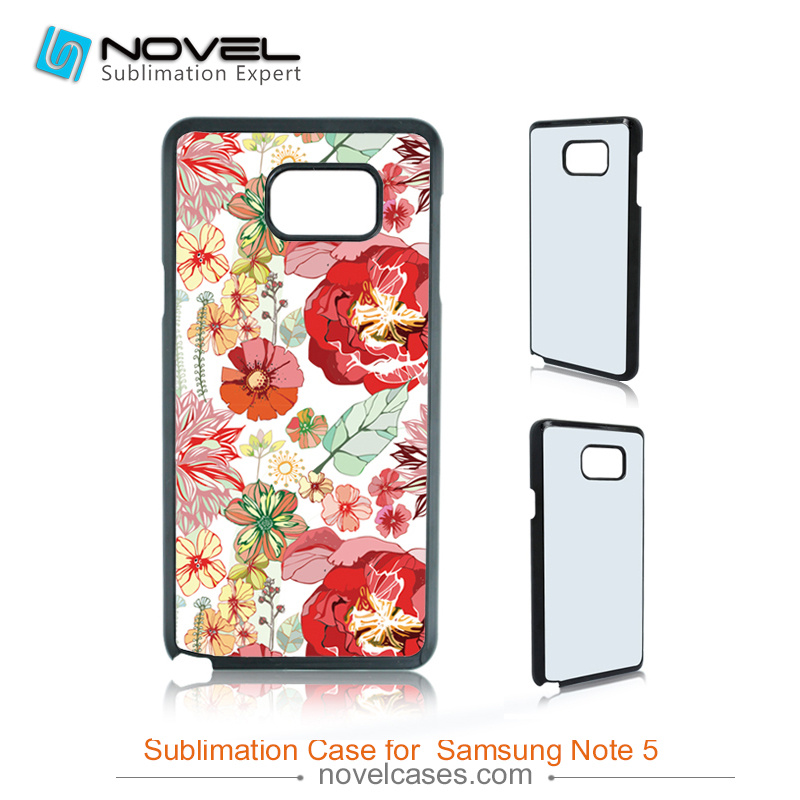 2D Plastic Sublimation Cell Phone Cases for Samsung Note 5