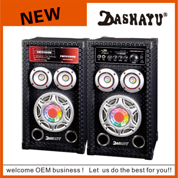 2.0 DJ System PA Karaoke Bluetooth Speaker (XD6-6016)