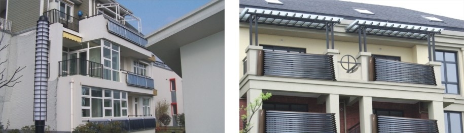Balcony Hanging Solar Water Heater