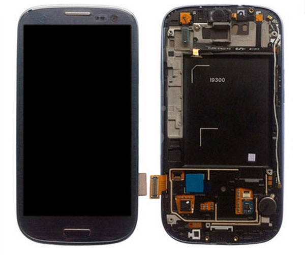 Original LCD Screen with Frame for Samsung Galaxy S3 I9300 I9308 I939