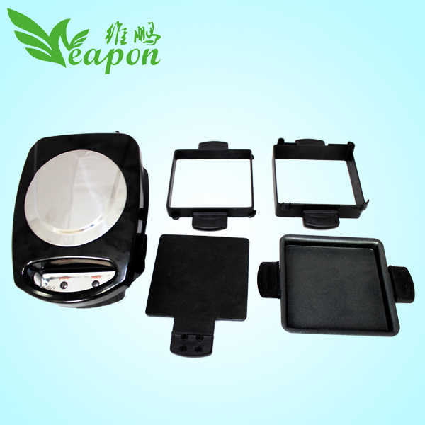 2 Slice Detachable Sandwich Maker with 3 Detachable Plates