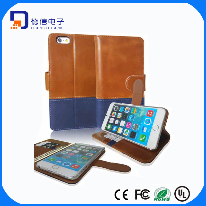 Protector Mobile Phone Leather Case for iPhone 6 Plus