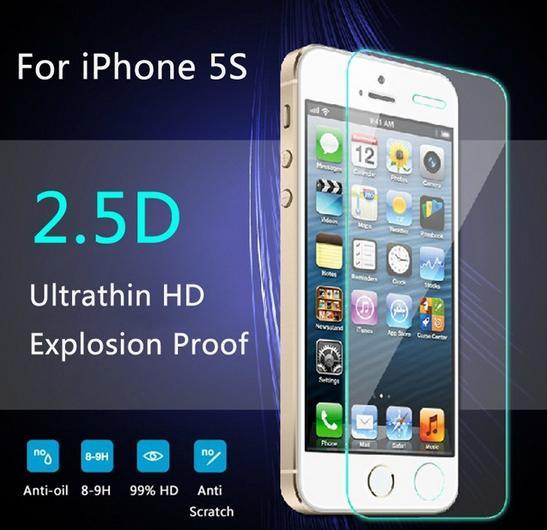 Factory Wholesale! Tempered Glass Screen Protector for Mobile Phonesuper Anti-Scratch, Oil Proof