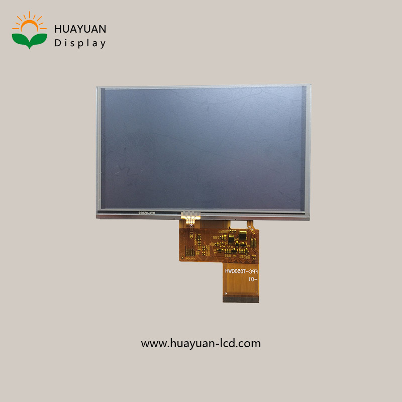 5 Inch Digital 16: 9 Ratio 800X480 LCD Display