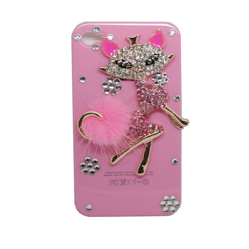 Cell Phone Accessory Czech Crystal Case for iPhone 4/4s (AZ-036)