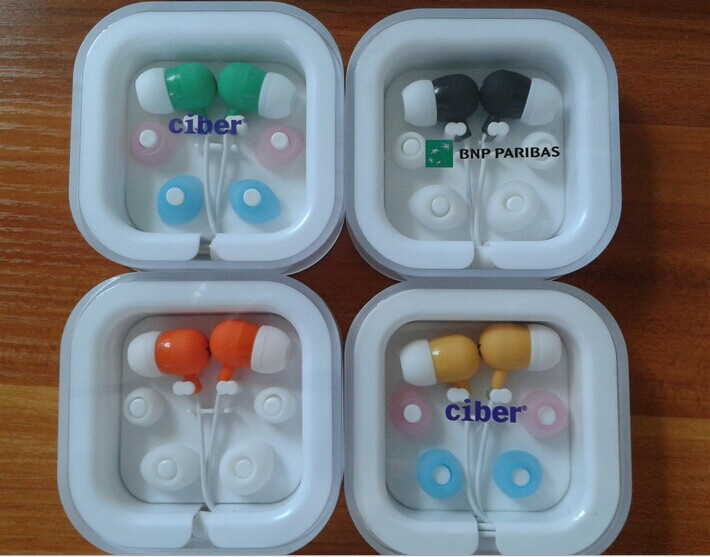 Branded Earphones in Case