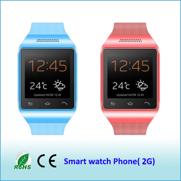 Low Price Smart Watch Pone Mtk6260A GSM850/900/1800/1900MHz with Four Color