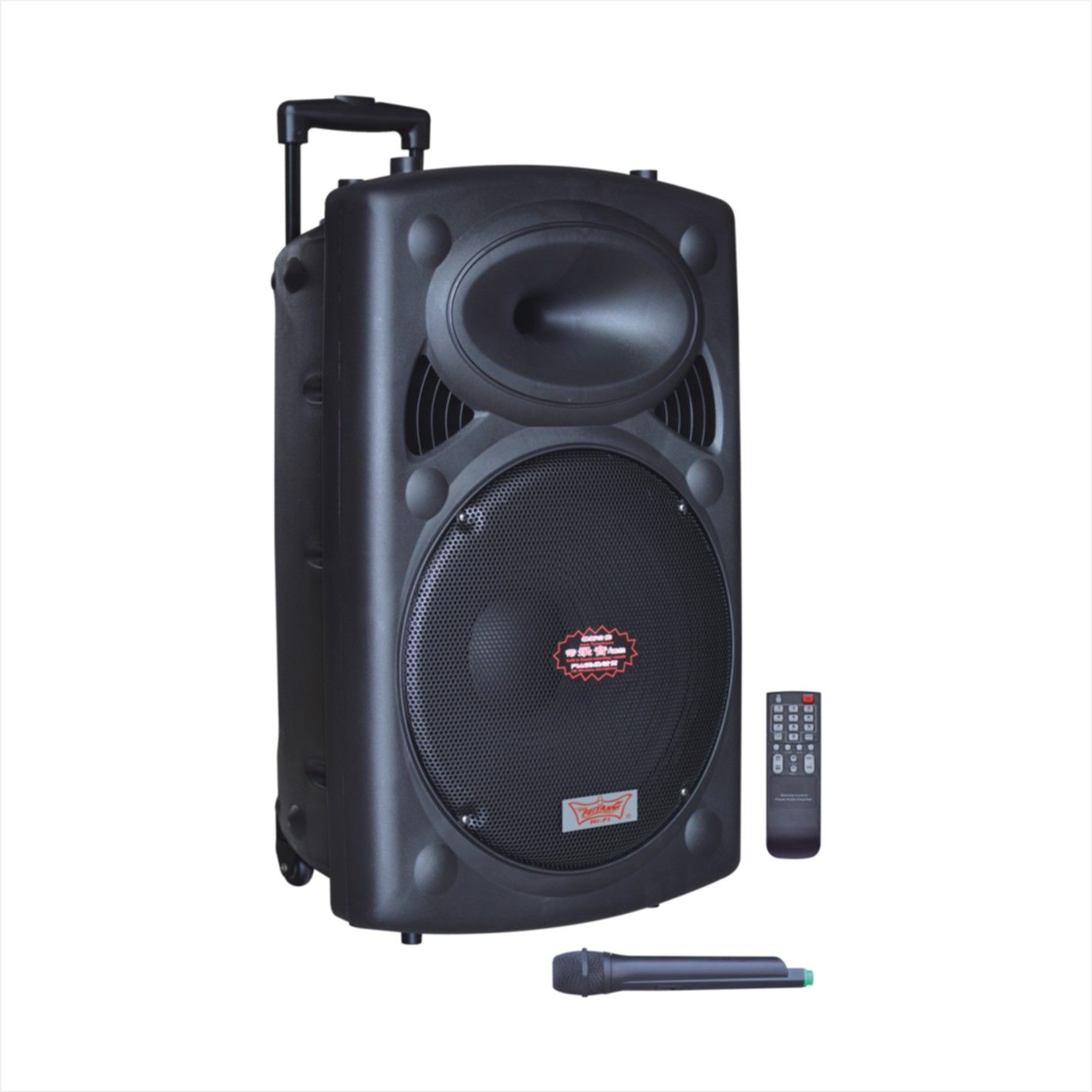 High Solution Battery Trolley Speaker 6814f