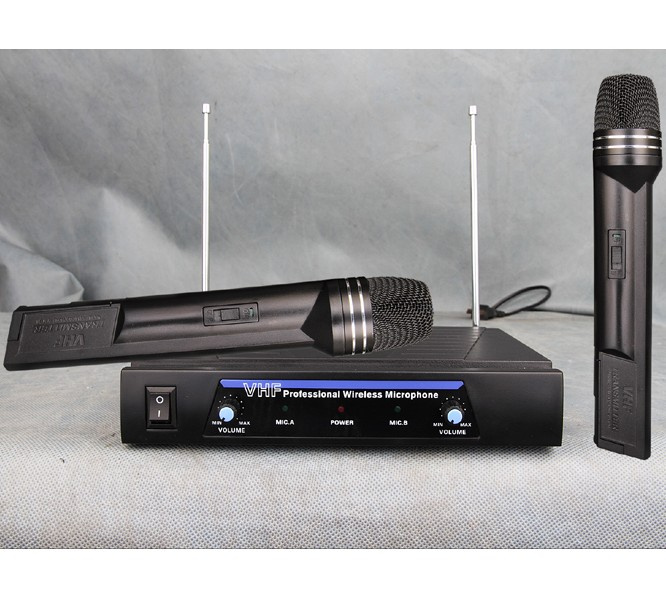 Profession VHF Two Wireless Microphone Hongyun