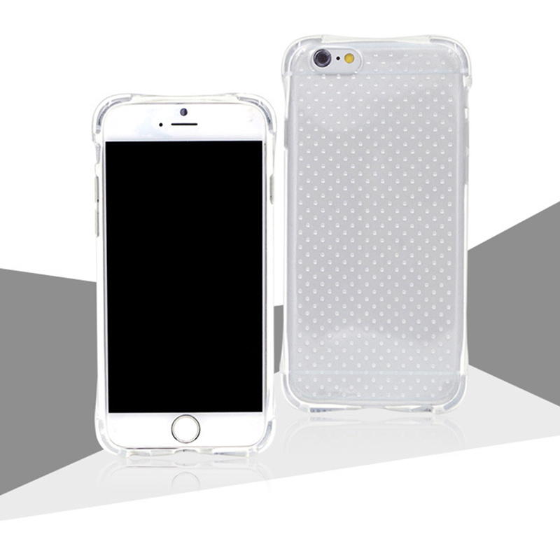 Wholesale Shock-Resistance Shockproof Transparent TPU Cellphone Case for Samsung S6/S6edge
