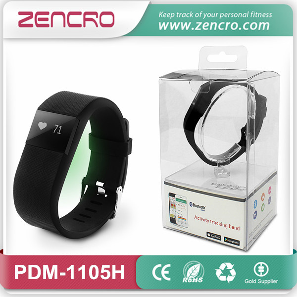 Bluetooth 4.0 Pulse Watch Activity Tracker Bracelet Pedometer