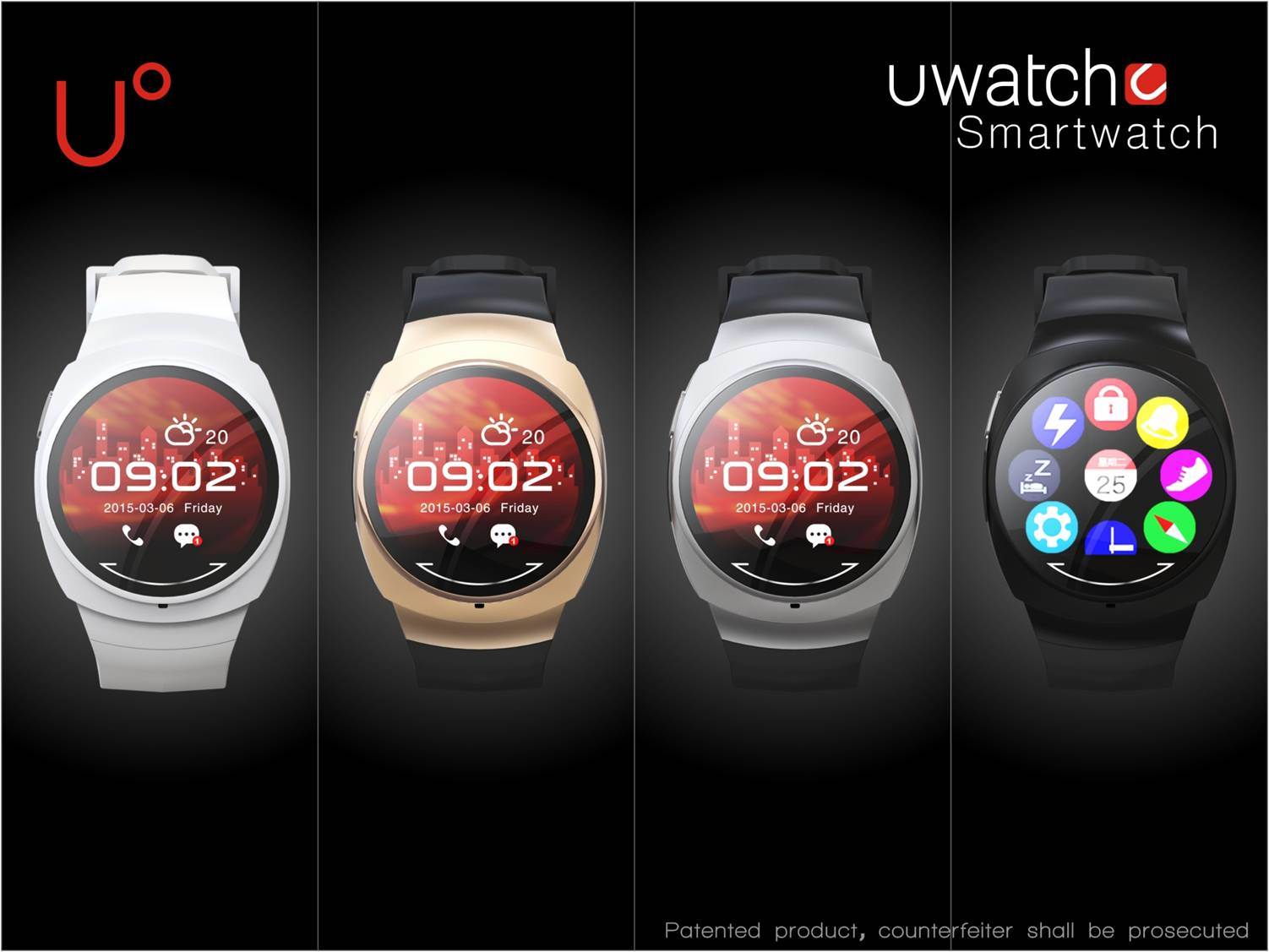 Fresh Masterpiece Smart Watch with Android+Ios Compatible