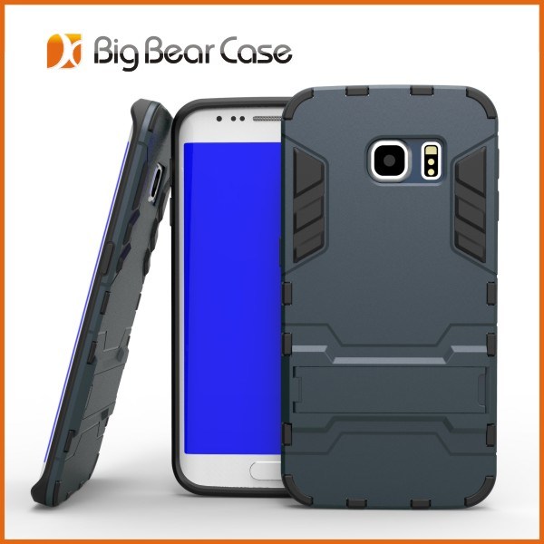 Kickstand Armor Case Accessories for Samsung Galaxy S6 Edge