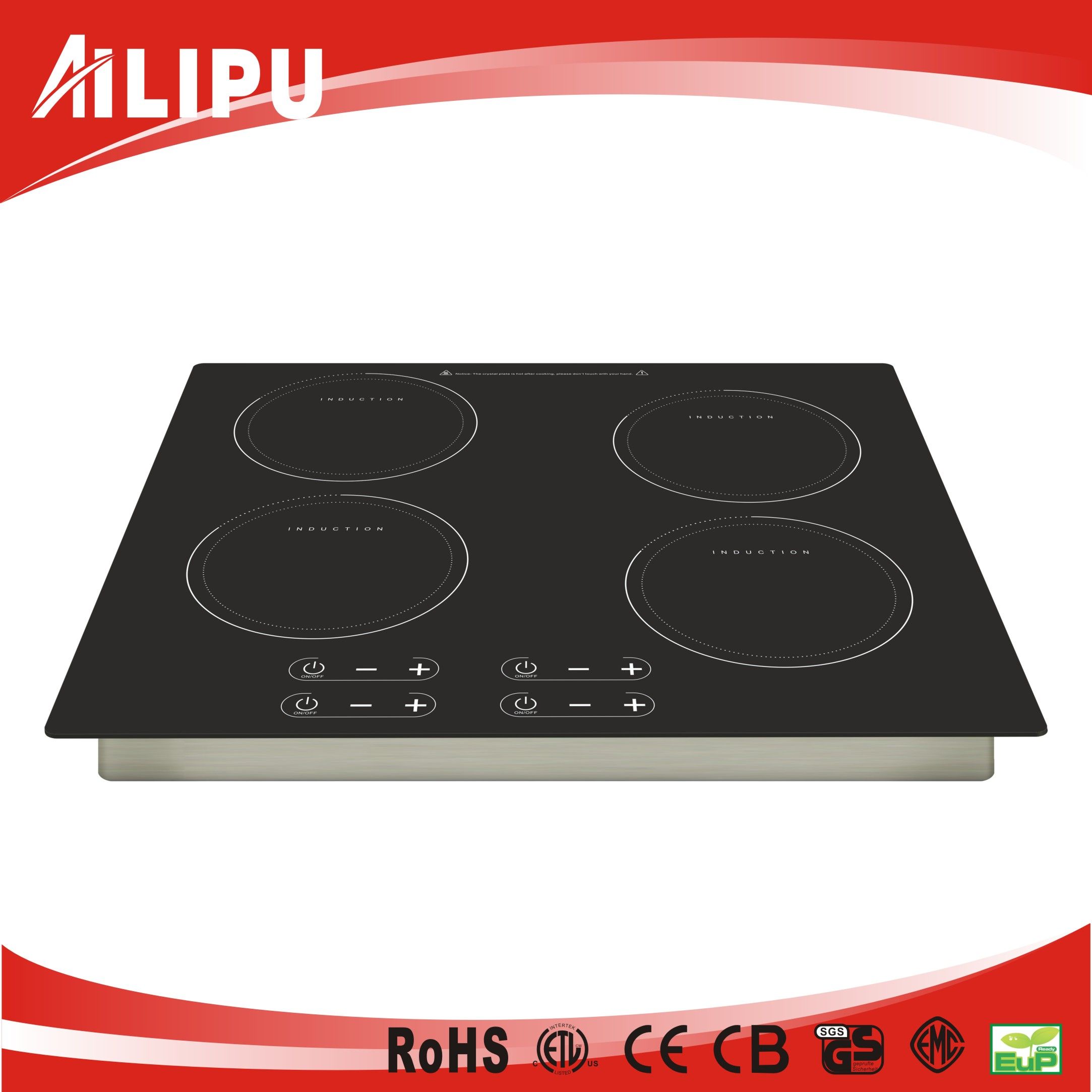 CE Approval Sensor Touch 4 Burner Induction Cooker Sm-Fic01
