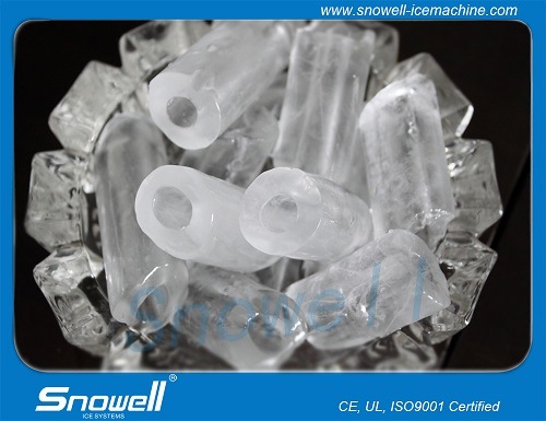 Snowell Ice Tube Making Maker for Supermarket and Coffee Shop