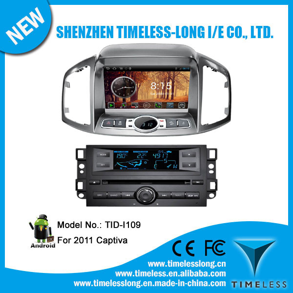 Android System Car GPS Navigation for Chevrolet Captiva with GPS iPod DVR Digital TV Box Bt Radio 3G/WiFi (TID-I109)